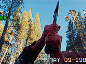 A Man in the Woods with an Axe